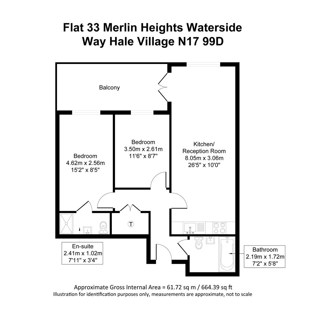 2 bedroom Flat for rent